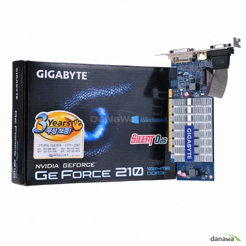 GIGABYTE ������ G210 D3 1GB Silent 0dB