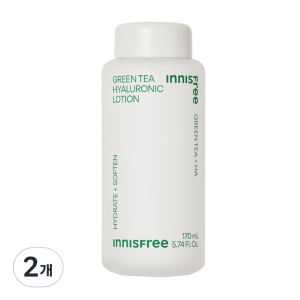 이니스프리 그린티 히알루론산 로션 170ml (2개)_이미지