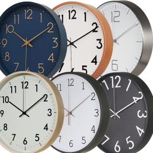 위들린 화이트 모던 벽시계 WLS-2110_이미지