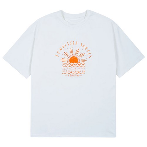 레노마 레노마수영복 썬 키스트 반팔티셔츠 화이트 RN-CS2D301-WH