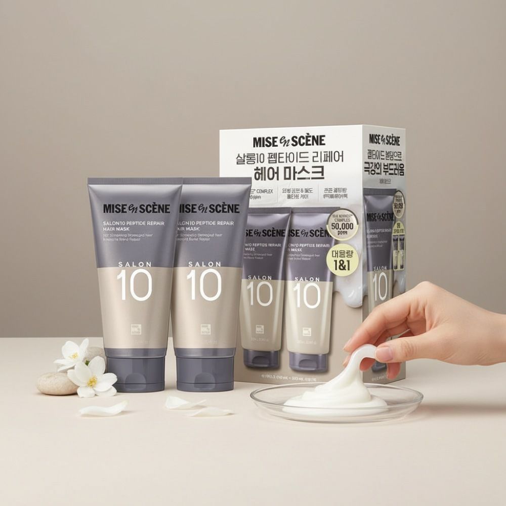 살롱10 펩타이드 리페어 헤어마스크 300ml