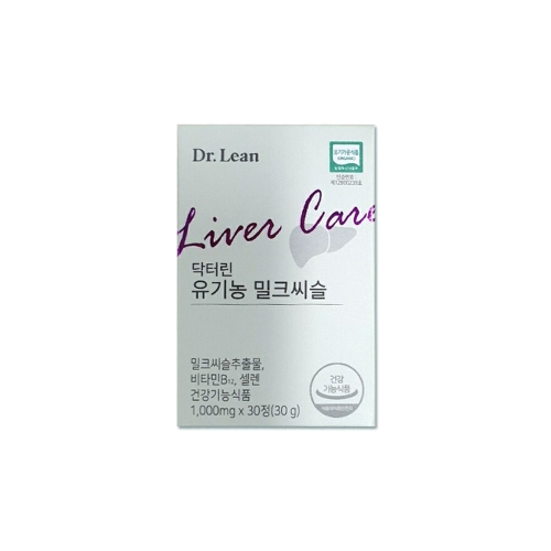 닥터린 유기농 밀크씨슬 1000mg 30정이미지입니다. 누르면 해당 게시물로 새창이동합니다.