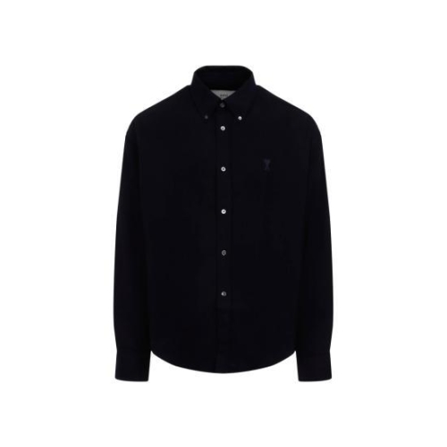  아미 셔츠 HSH170 CO0056 4011 NAVY BLUE