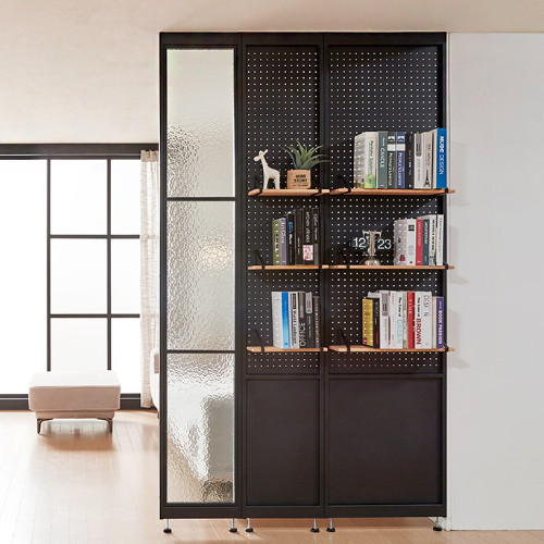 레트로하우스 틴우드 가벽 타공판 철제 파티션 400x2300