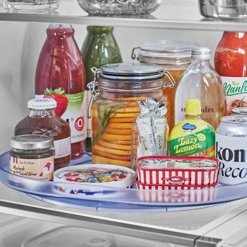 까사맘 1+1 냉장고 회전정리대 턴테이블 (2개)_이미지