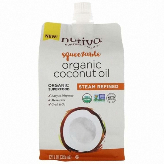 누티바 오가닉 스팀 리파인드 코코넛 오일 355ml이미지입니다. 누르면 해당 게시물로 새창이동합니다.