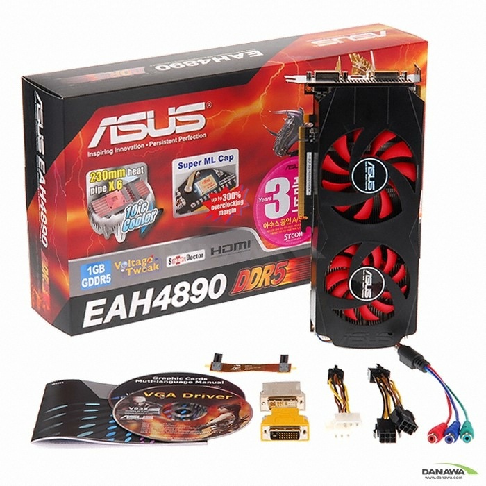 ASUS 라데온 HD 4890 NEW EAH4890 D5 1GB_이미지