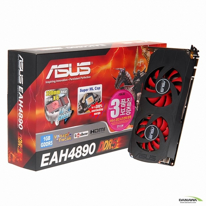 ASUS 라데온 HD 4890 NEW EAH4890 D5 1GB_이미지