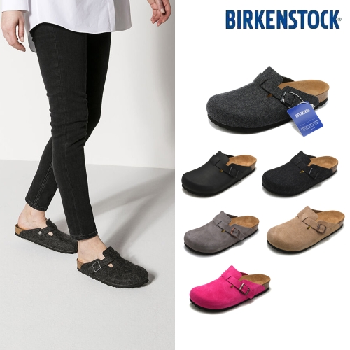 버켄스탁 남녀공용 보스턴 블랙 레더 슬리퍼이미지입니다. 누르면 해당 게시물로 새창이동합니다.