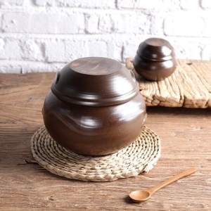 손이야기 옹기 자배기 단지 6호 2kg 소금항아리 현관소금