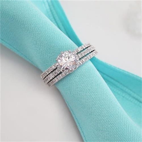 폭스타일 MBC 결혼계약 협찬   3개1세트  더퍼스트 큐빅 반지