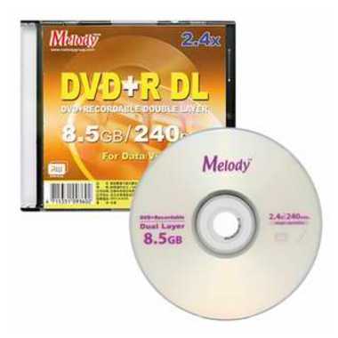멜로디 DVD+R DL 8.5GB 2.4x 슬림 1장_이미지