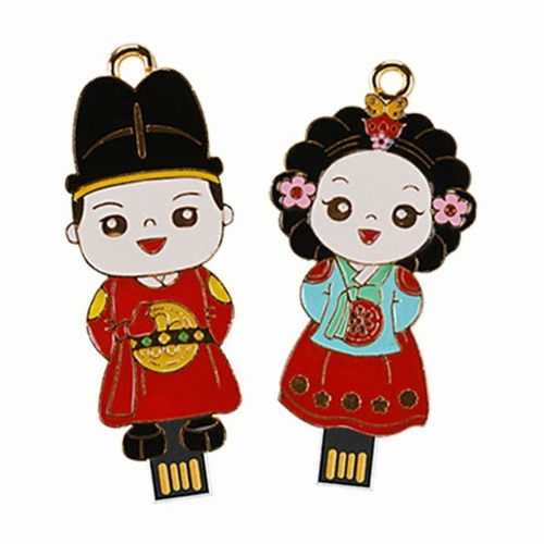 오피아컴 Kalron 왕과왕비 메탈 USB (32GB)
