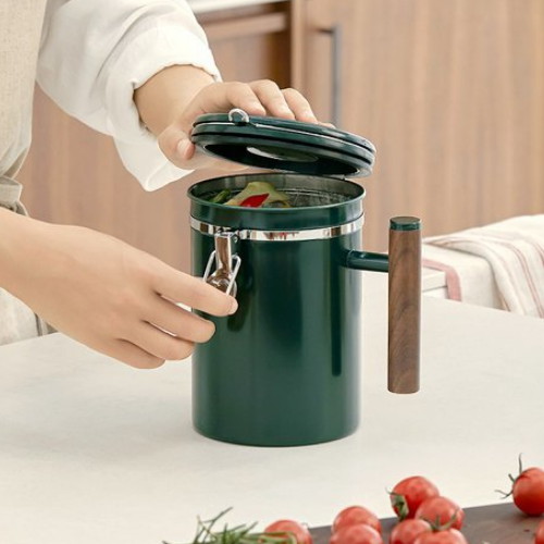 에어락 원터치 음식물 쓰레기통 2L