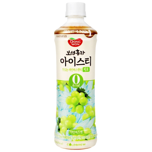 동원F&B 보성홍차 아이스티 제로 샤인머스캣 500ml (1개)_이미지