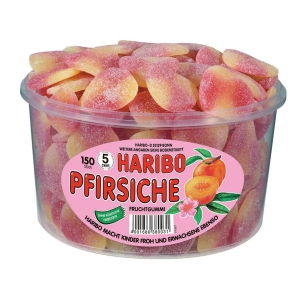 하리보 복숭아 구미 젤리 1.35kg 150조각 피치 Haribo mmi Candy Peach