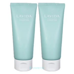 라비다 클린 솔루션 클렌징 폼 180ml (2개)_이미지