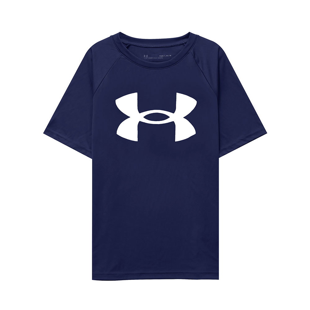 히트기어 UA 테크 빅로고 기능성 반팔 티셔츠 1363283-410