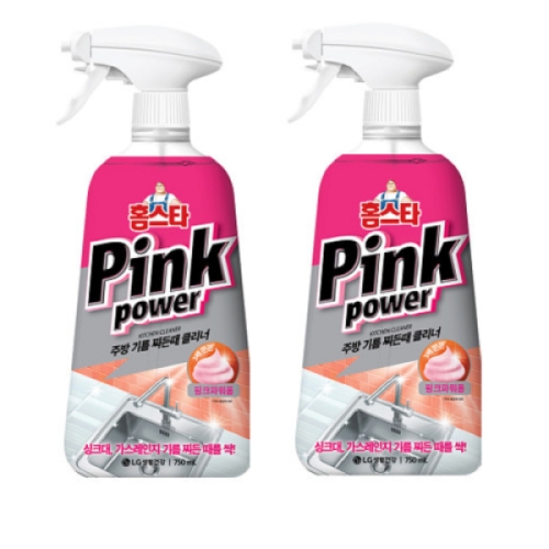 홈스타 핑크파워 주방기름찌든때 클리너 750ml (2개)_이미지
