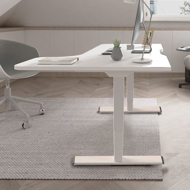 PM459 코너형 모션 높이조절 스탠딩 책상