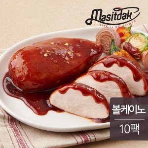 태림에프웰 맛있닭 소스 통 닭가슴살 볼케이노 100g (10개)_이미지