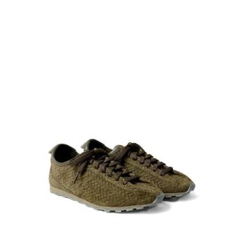 ��ũ���� embossed lace up trainers FOM00175AC39A04 T