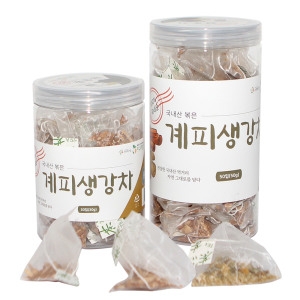 지구마을 국내산 삼각티백 전통차 계피생강차 티백차 50개입