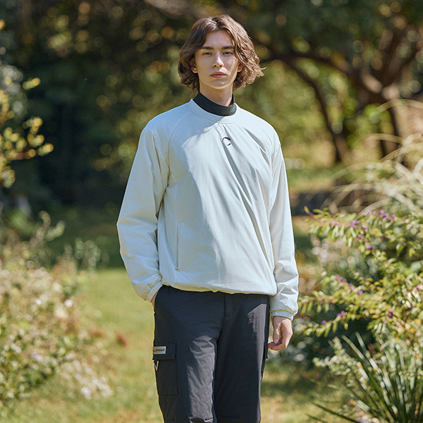 챌린저 스트레치우븐 라운드넥 패딩 우븐탑 CHD4MWT4415SD_이미지