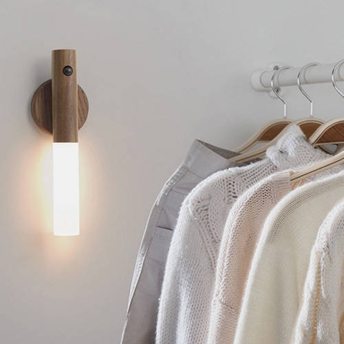 멜로우버디 LED 우드 스마트 센서 무드등