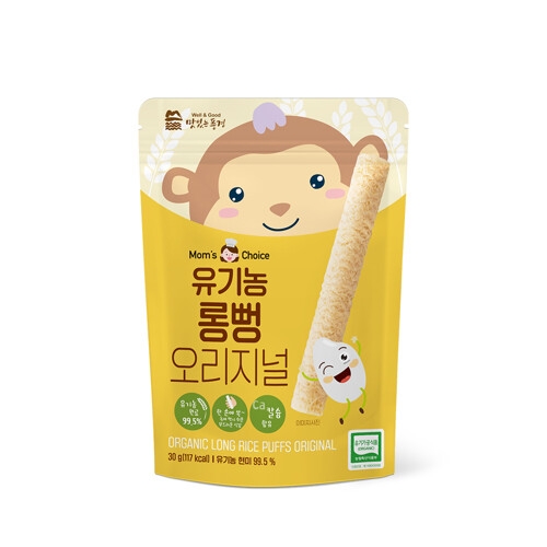 맛있는풍경 유기농 롱뻥 오리지널 30g (1개)_이미지