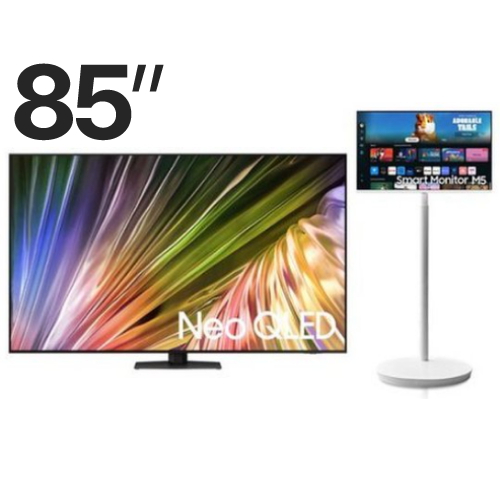 삼성전자 네오QLED KQ85QND87AFXKR + LS27DM503EKXKR (벽걸이+무빙스타일)_이미지