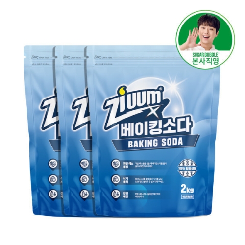 슈가버블 지움 베이킹소다 2kg (3개)