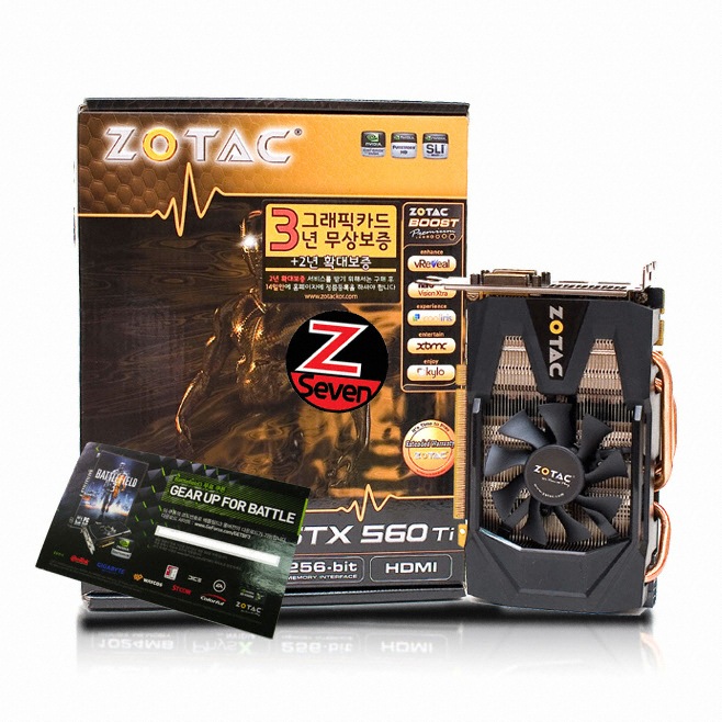 ZOTAC ������ GTX560 Ti Z-Seven D5 1GB ��Ʋ�ʵ�3
