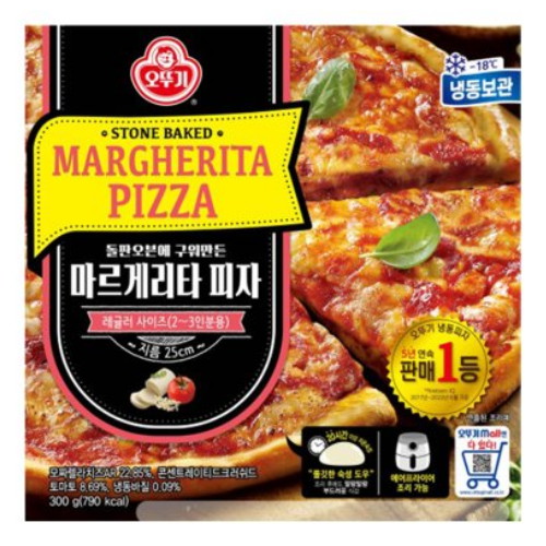 오뚜기 마르게리타 피자 300g (1개)_이미지