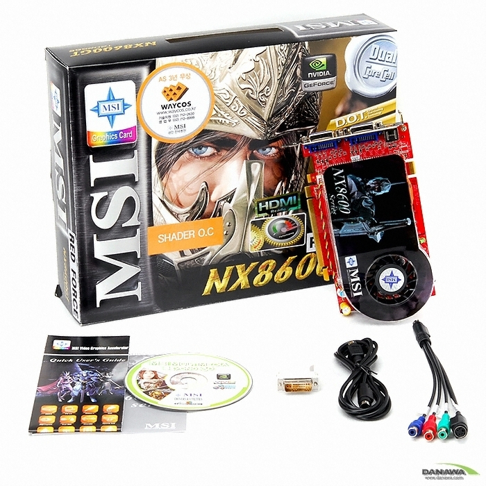 MSI ������ 8600GT NX8600GT Shader OC RedForce 256MB �����ڽ�