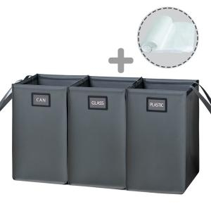 아임 재활용 분리수거함 3종세트+쓰레기봉투45L 50매_이미지