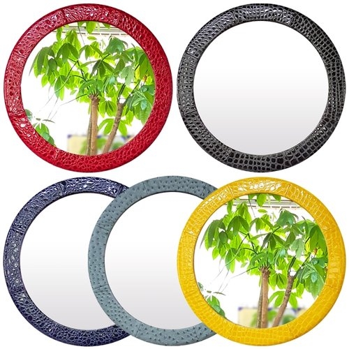 홈코코 골든벨 가죽 대형 인테리어 벽거울 50cm 국내제조  5종  Gong7301g