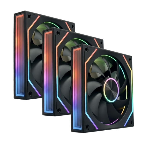 JBCNC X120 PRO 인피니티 ARGB PWM (3팩, 블랙)_이미지