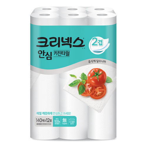 크리넥스 안심 키친타월 140매 (12입) (2팩(24입))_이미지