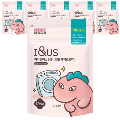 아이앤어스 3챔버 세탁조클리너 10개입이미지입니다. 누르면 해당 게시물로 새창이동합니다.