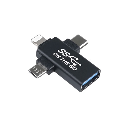 라이트컴 COMS IF993 USB 3.0 3in1 OTG 젠더_이미지