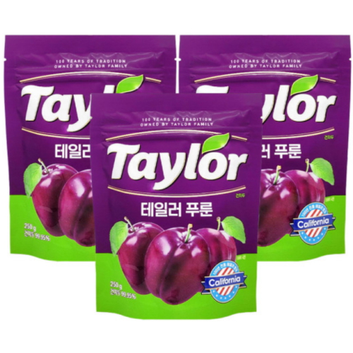 테일러팜스 테일러 푸룬 250g (3개)