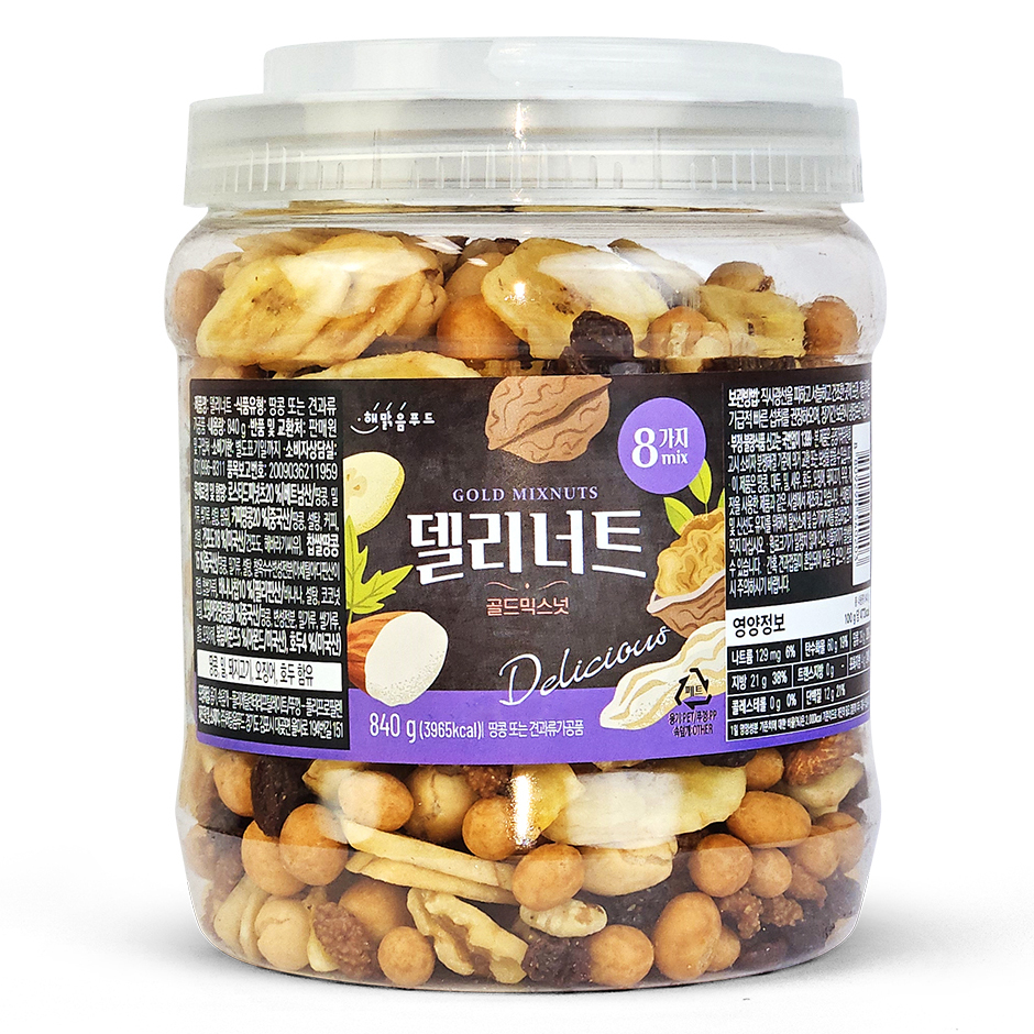 자연루 투데이넛 델리너트 믹스넛 840g (4개)_이미지