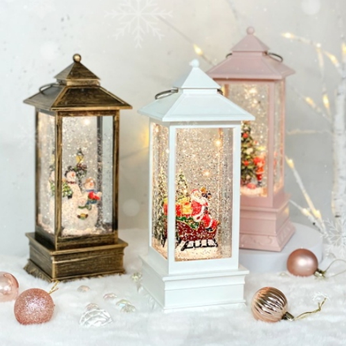 크리스마스 오르골 모던 스노우볼