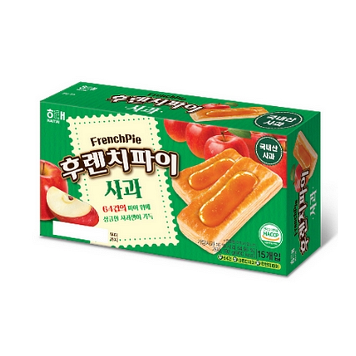 해태제과 후렌치파이 사과 192g이미지입니다. 누르면 해당 게시물로 새창이동합니다.