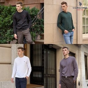  USPA 라운드티 4종 SET 남성용