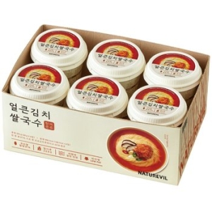 네이처빌 국내산쌀 97% 한끼든든쌀국수 김치맛 48g (6개)_이미지