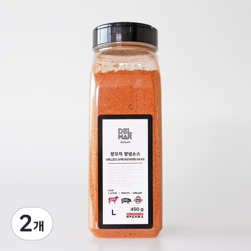 딜리셔스마켓 양꼬치시즈닝 450g 2개
