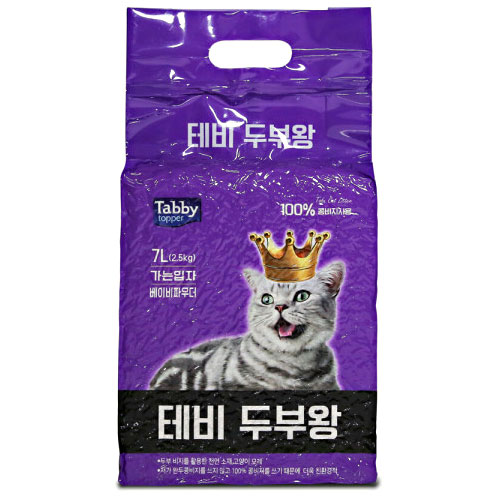 테비토퍼 두부왕 가는입자 베이비파우더향 2.5kg (1개)_이미지