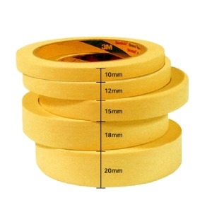 3M 고열 마스킹 테이프 244 12mm x 50m (1개)_이미지